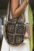 Laundry B Geo Jute Circle Bag